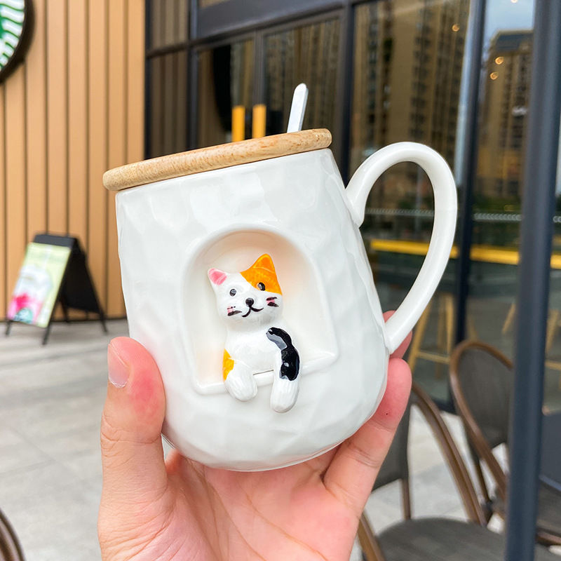 3D Cat Mug