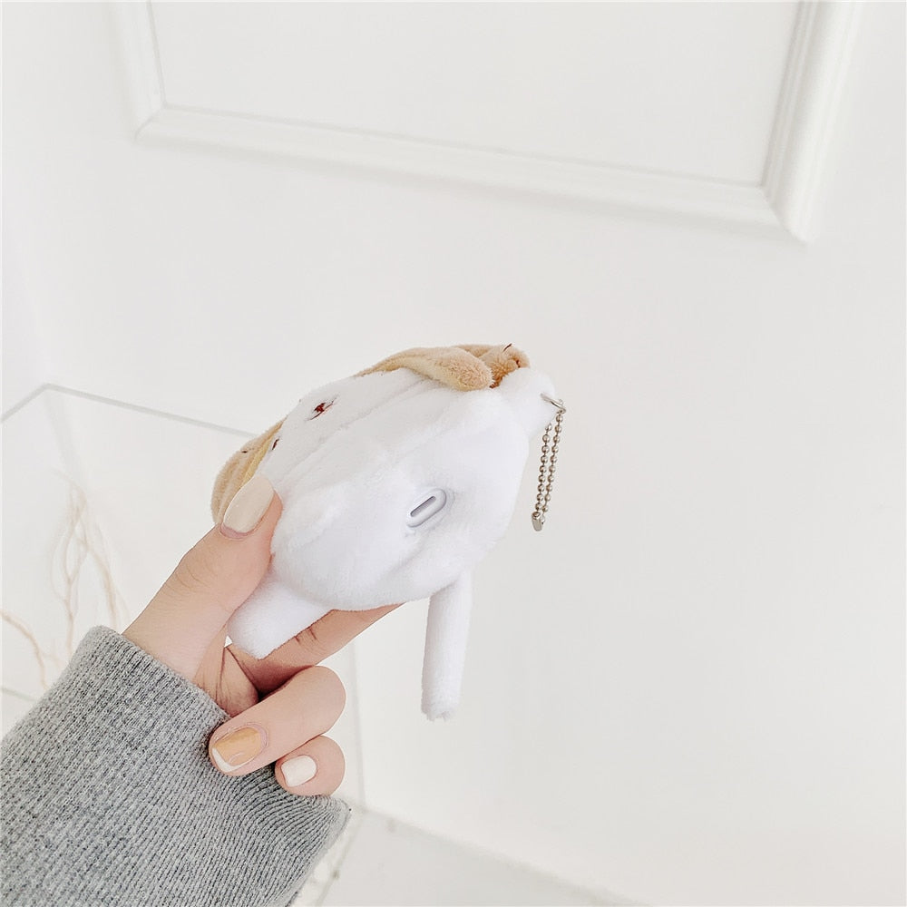 3D Cat plush AirPod Case
