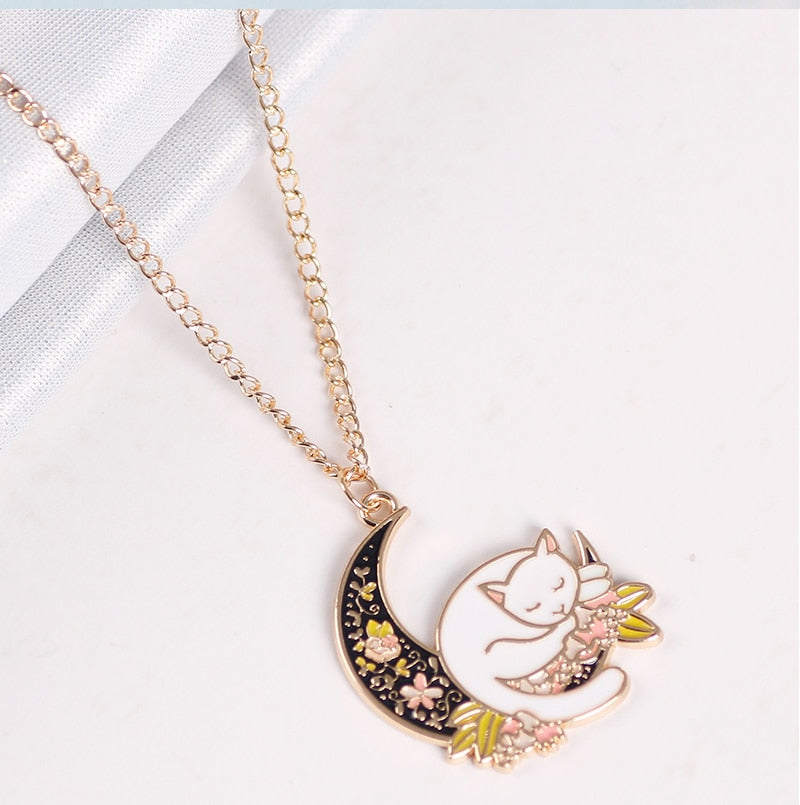 Acrylic Cat Necklace