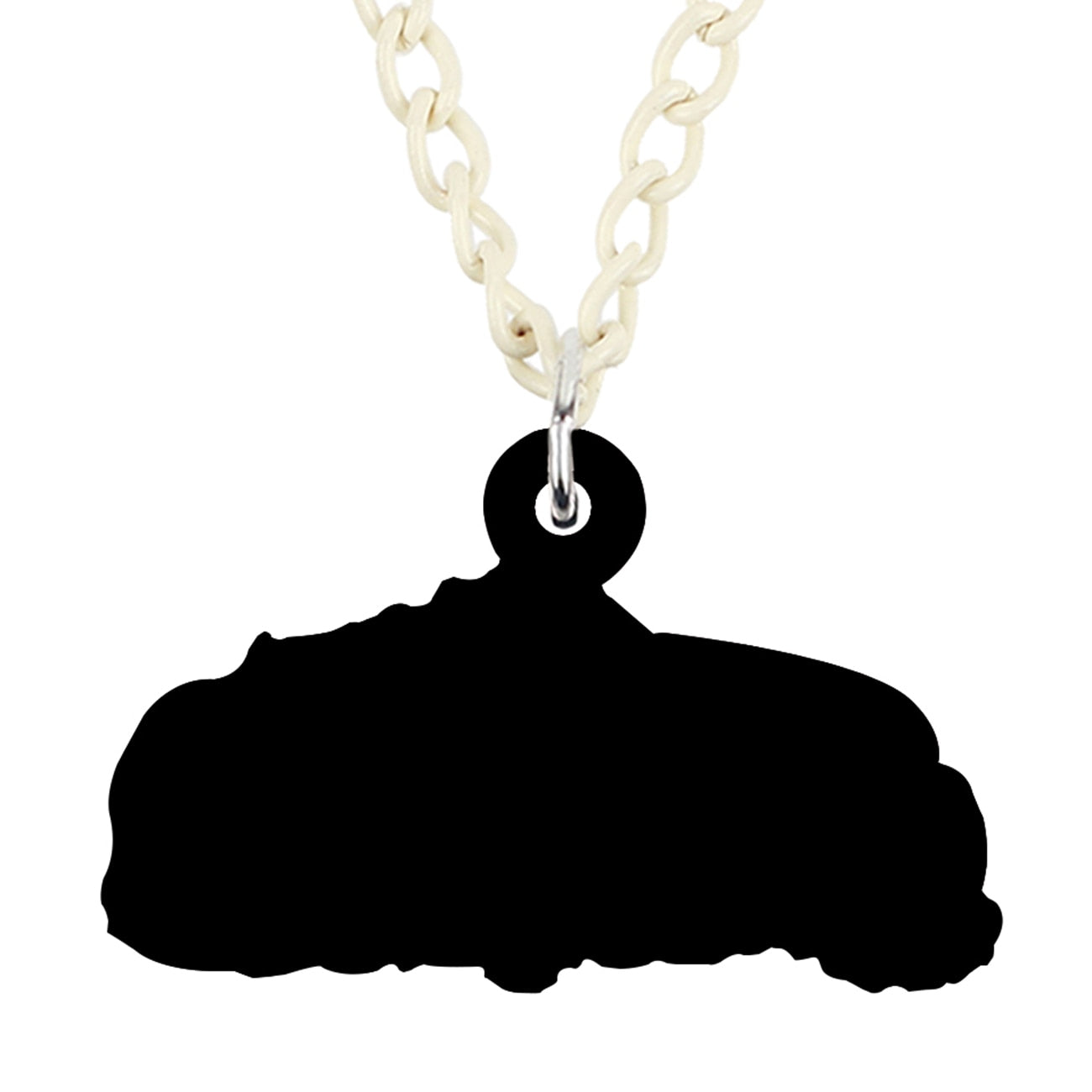 Acrylic Christmas Cat Necklace