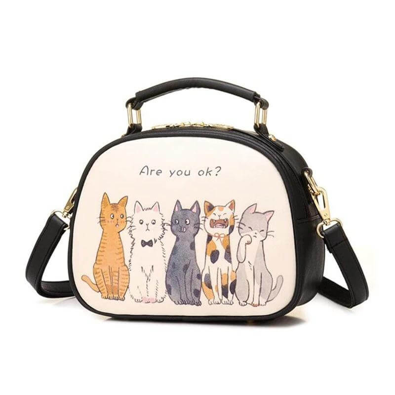 "Are You Ok?" Cat Handbag