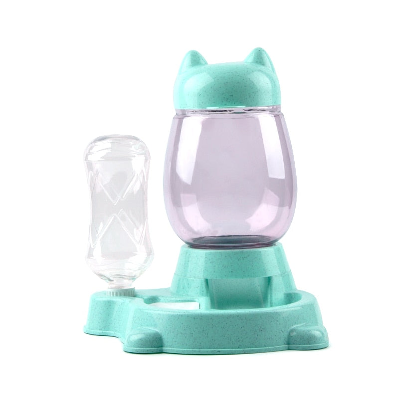 Automatic Cat Food and Water Dispenser