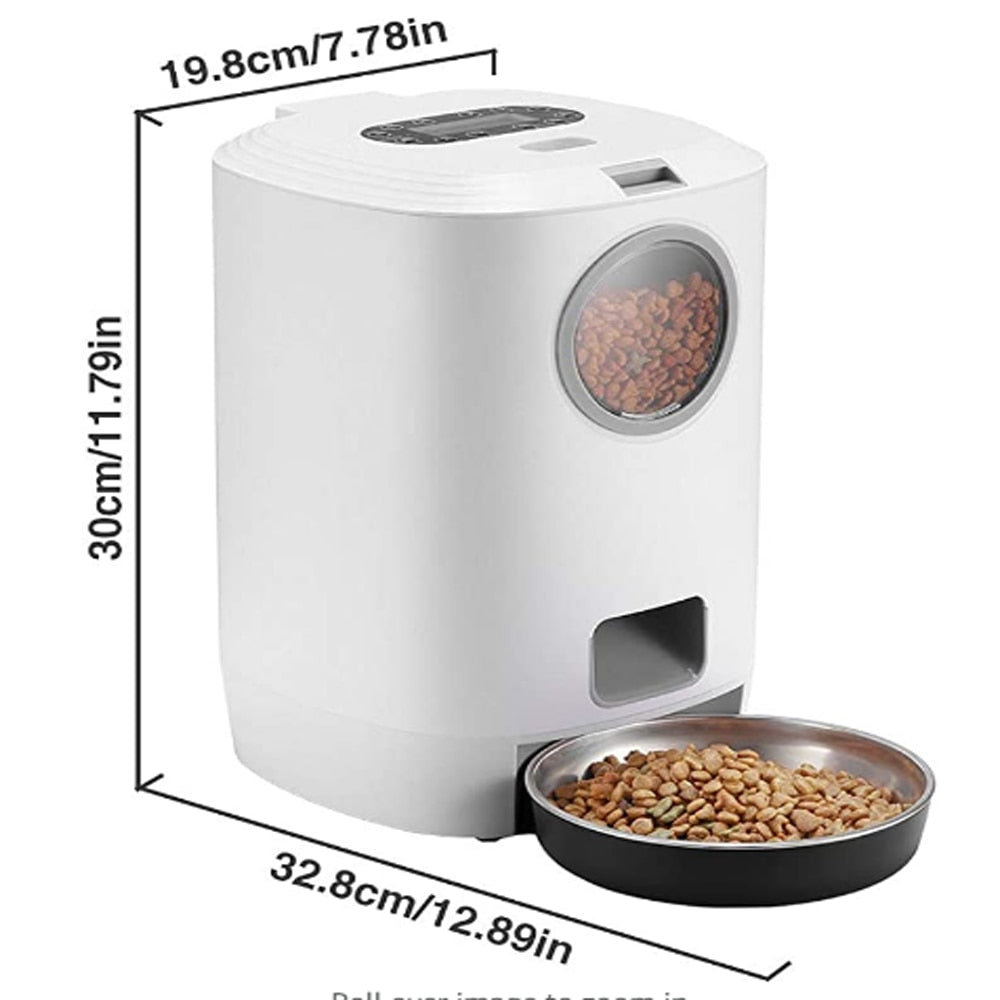 Automatic Cat Food Dispenser for Multiple Cats