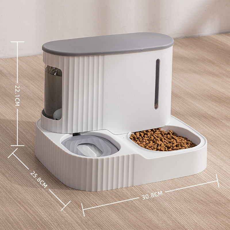 Automatic Food and Water Dispenser for Cats