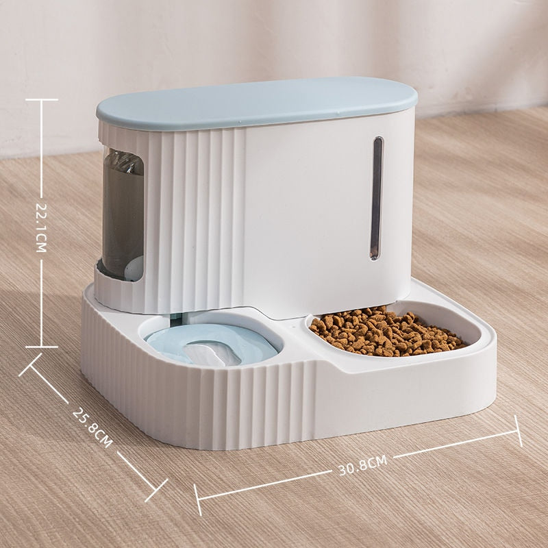 Automatic Food and Water Dispenser for Cats