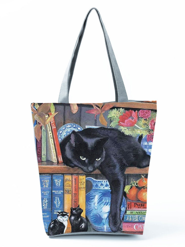 Back Cat Tote Bag