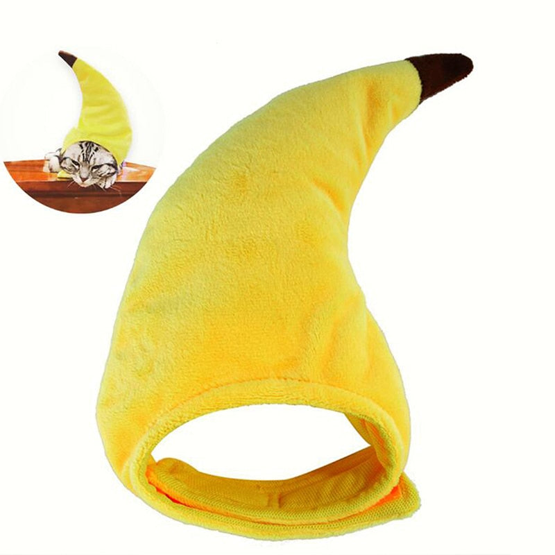 Banana Hat for Cats