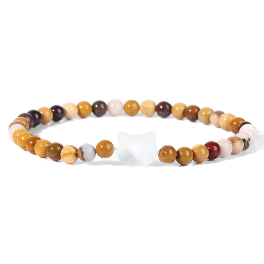Beaded Cat Bracelet