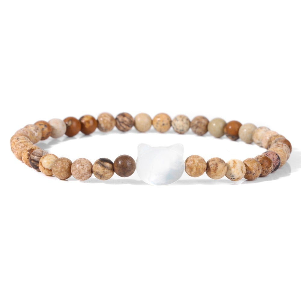 Beaded Cat Bracelet