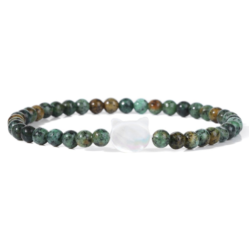 Beaded Cat Bracelet