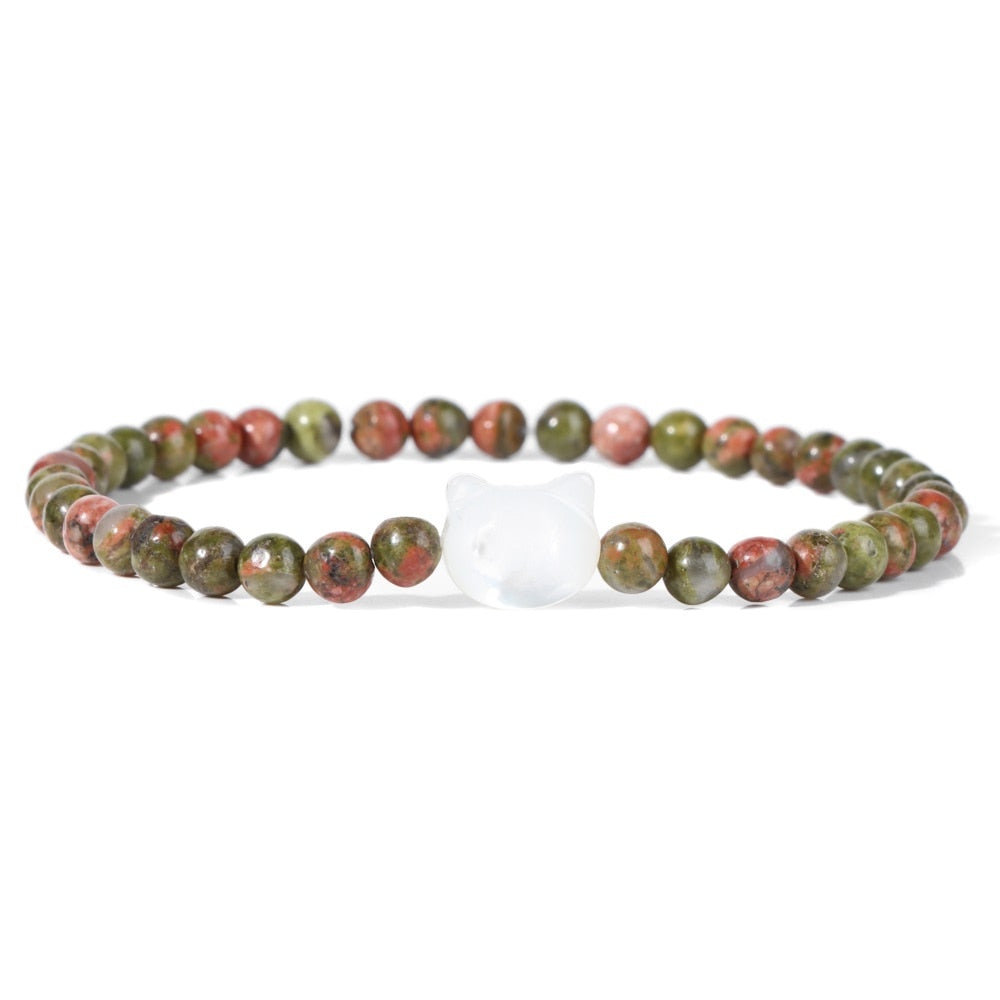 Beaded Cat Bracelet