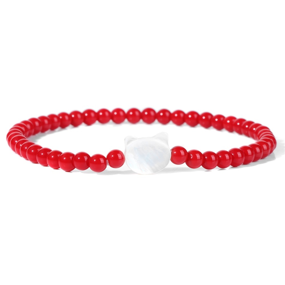 Beaded Cat Bracelet