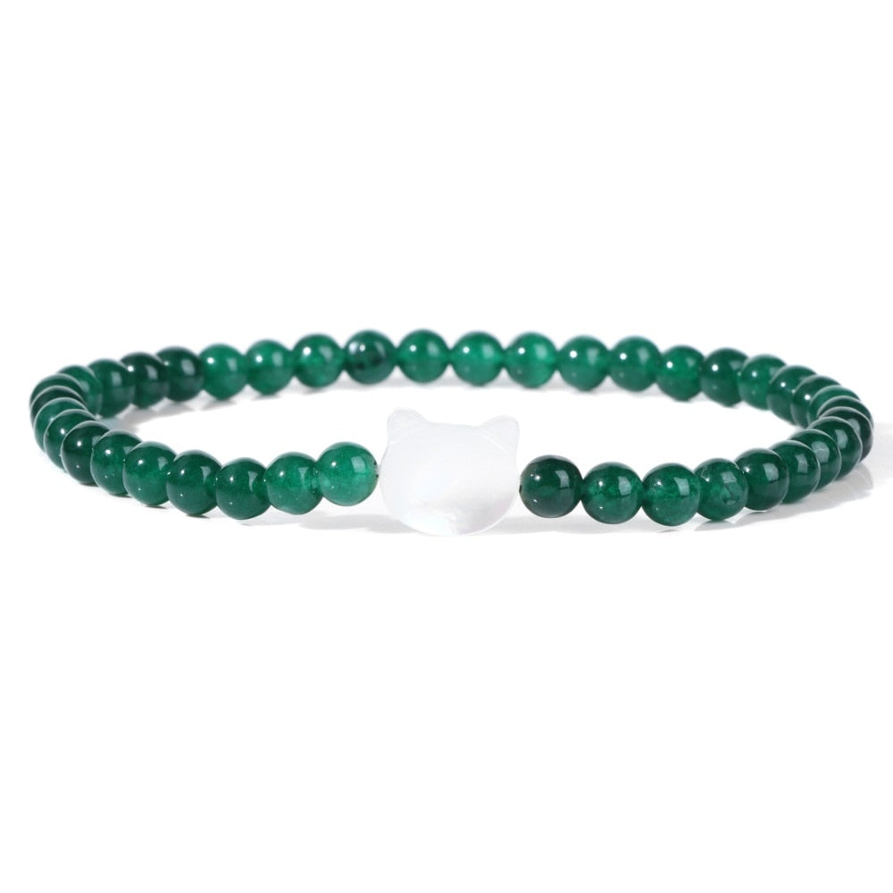 Beaded Cat Bracelet