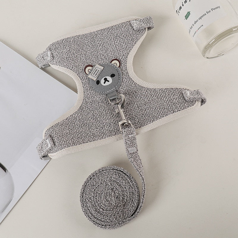 Bear Adjustable Cat Harness