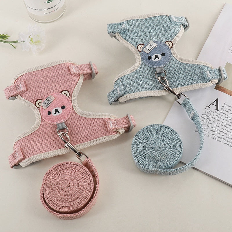 Bear Adjustable Cat Harness