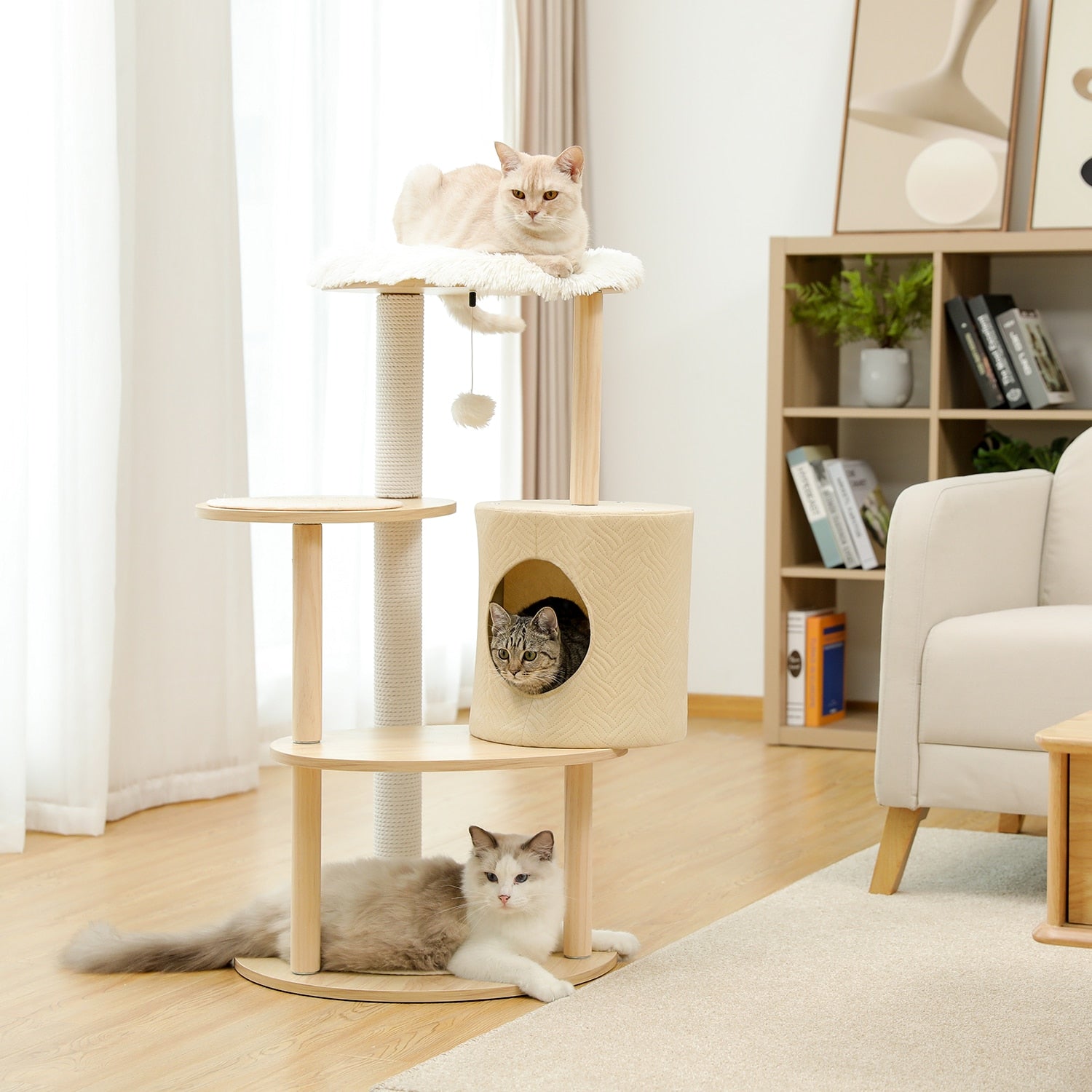 Beige Cat Tree
