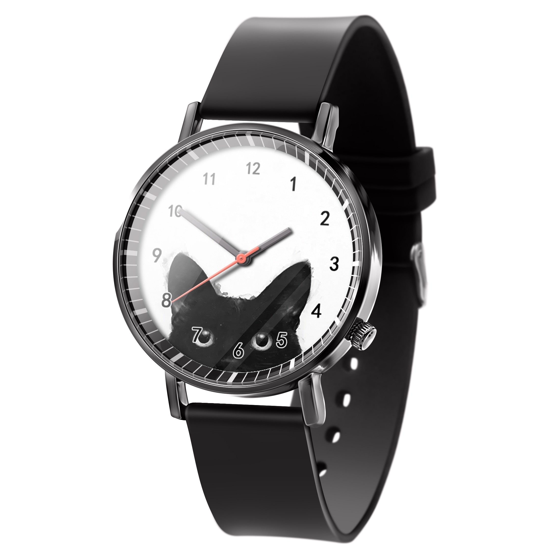 Black and White Cat Watch