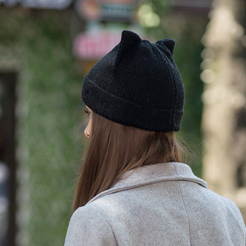Black Cat Beanie