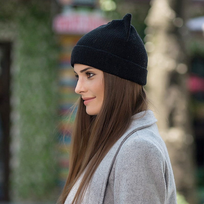 Black Cat Beanie