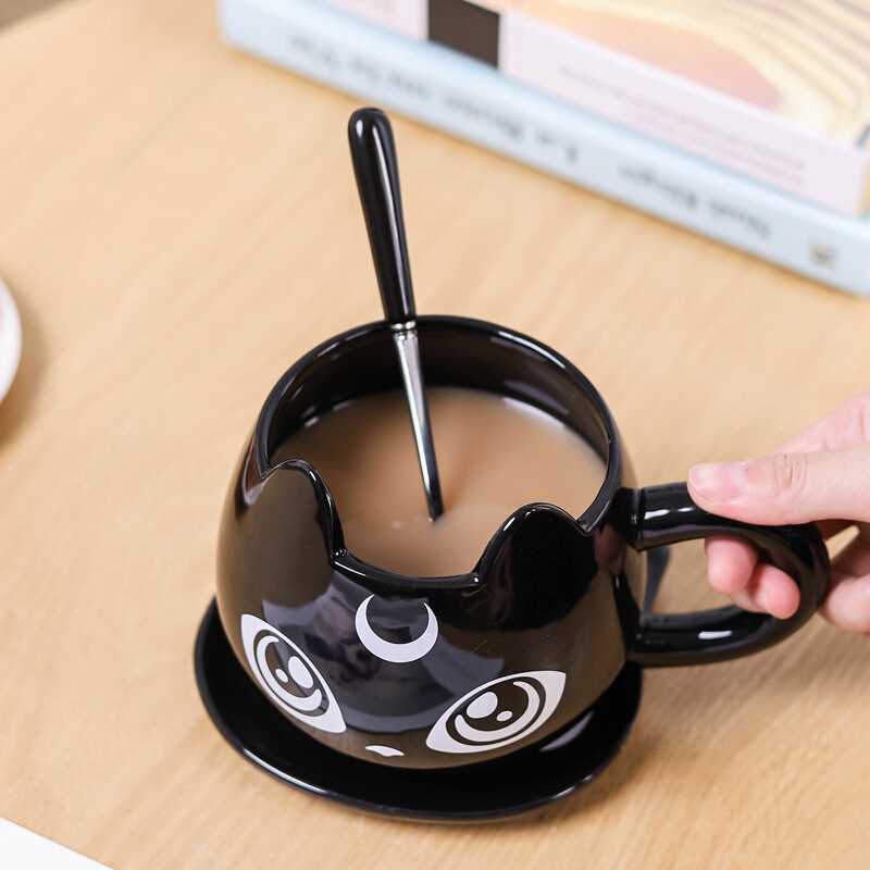Black Cat Coffee Mug