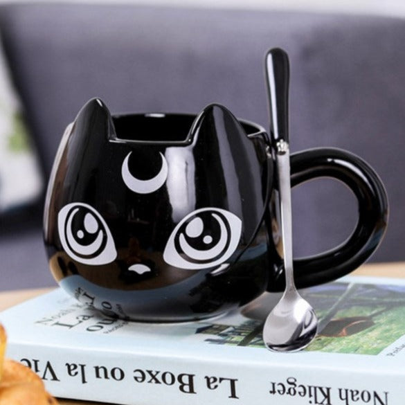 Black Cat Coffee Mug