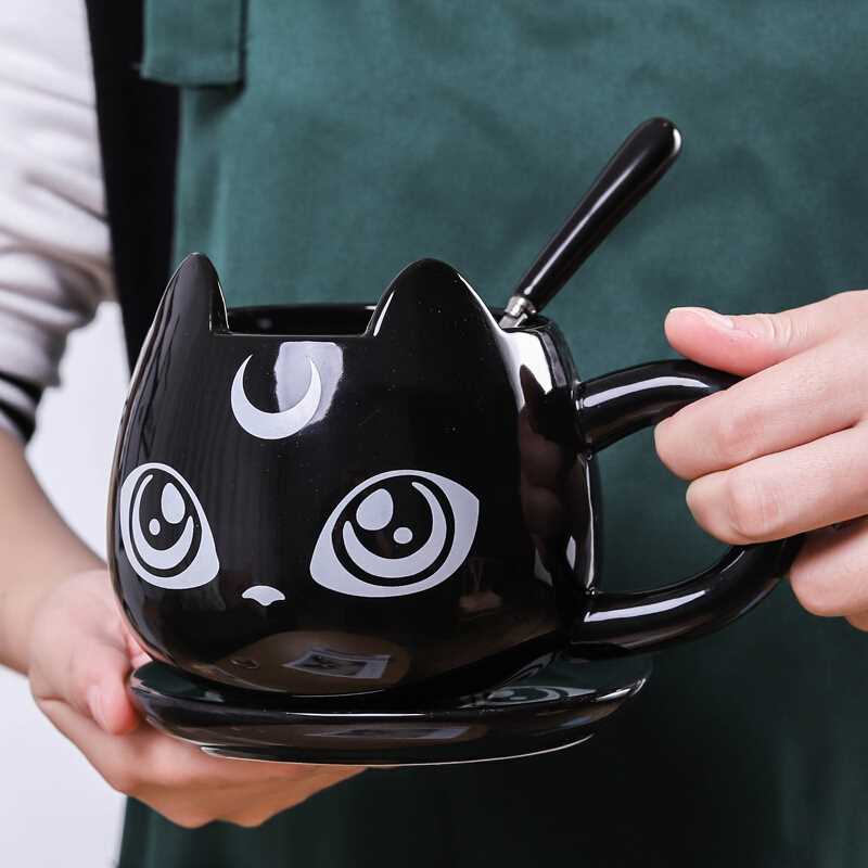Black Cat Coffee Mug