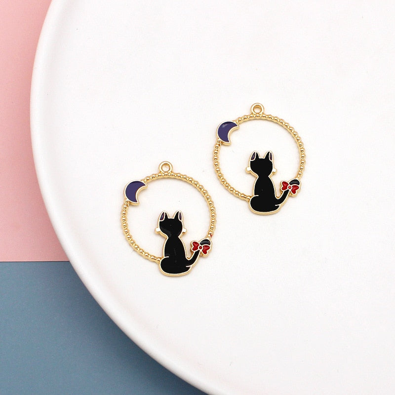 Black Cat Diamond Necklace