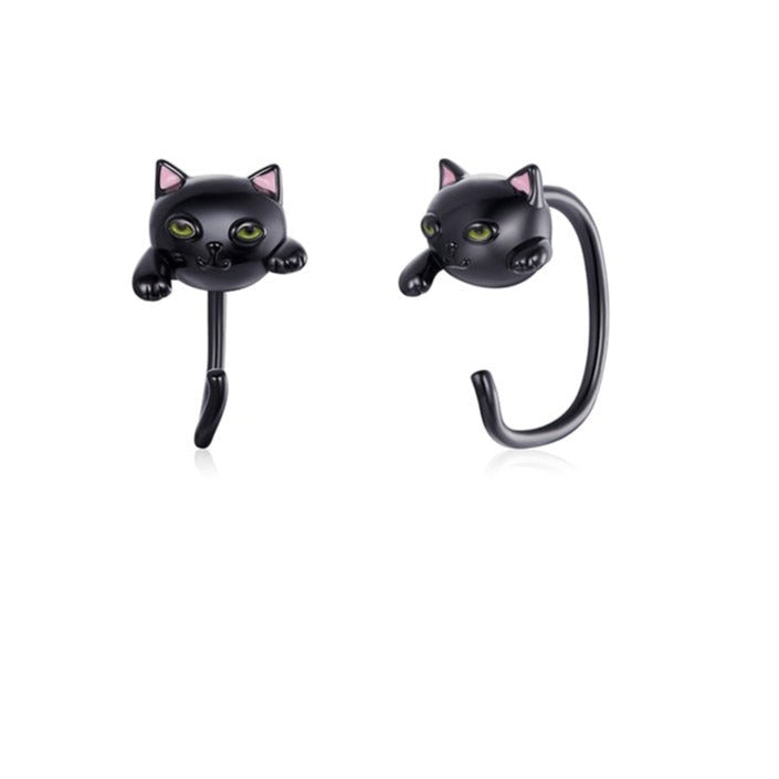 Black Cat Earrings