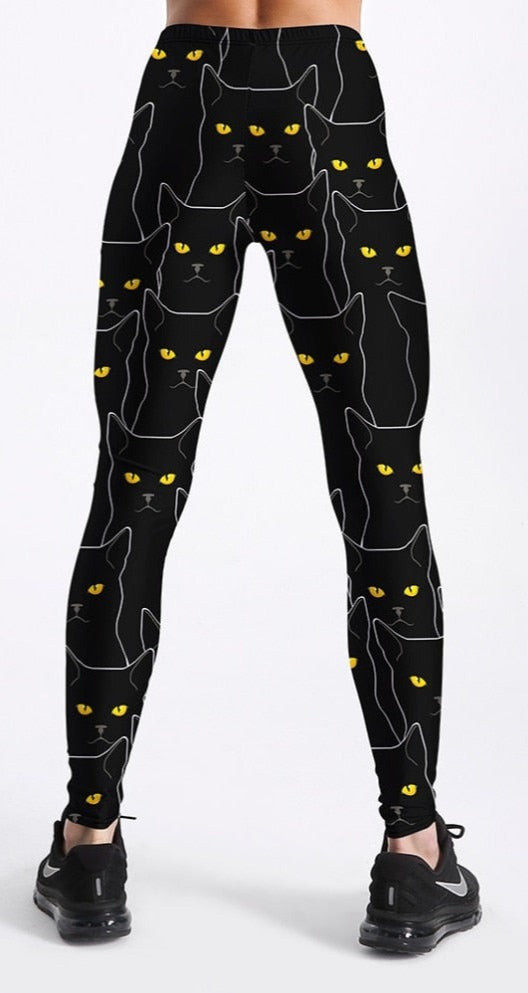 Black Cat Leggings