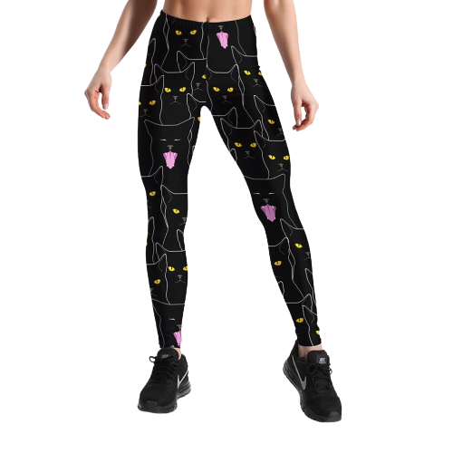 Black Cat Leggings