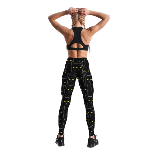 Black Cat Leggings