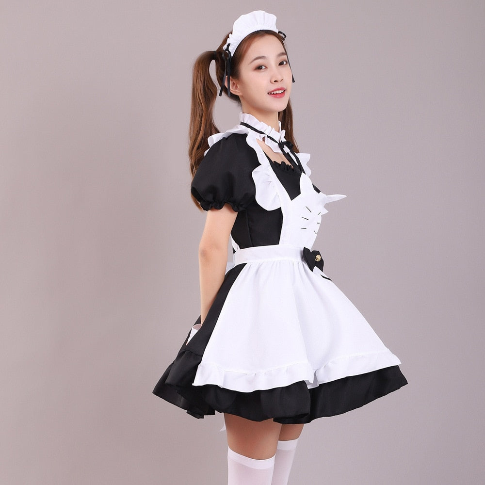 Black Cat Maid Dress