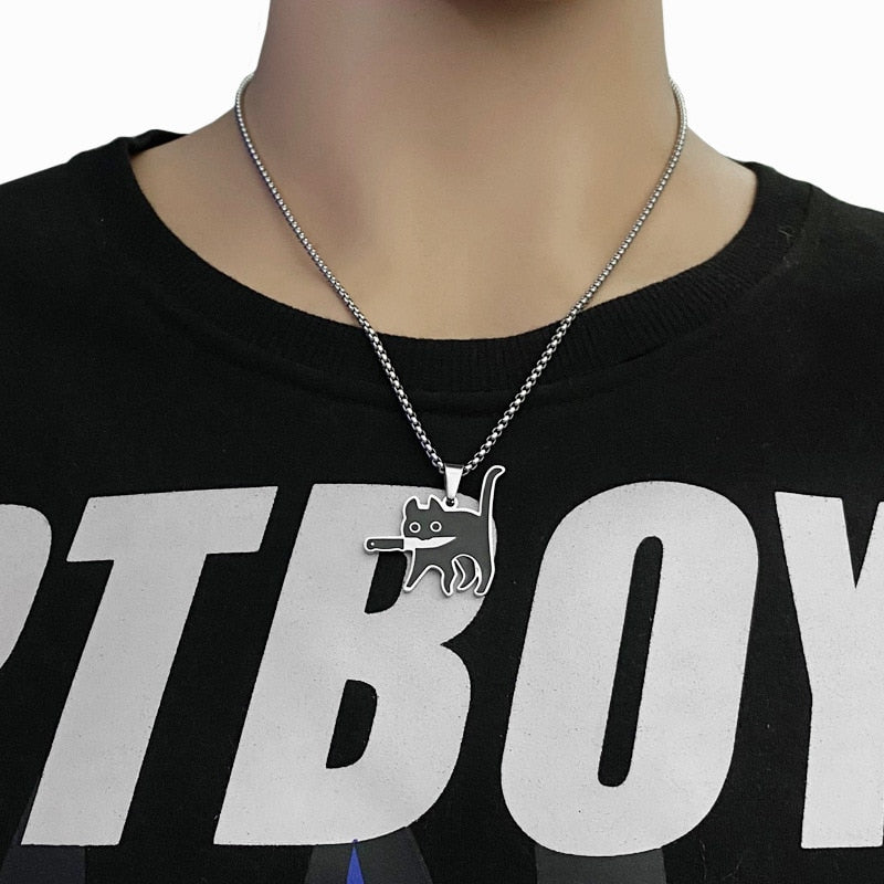 Black Cat Necklace