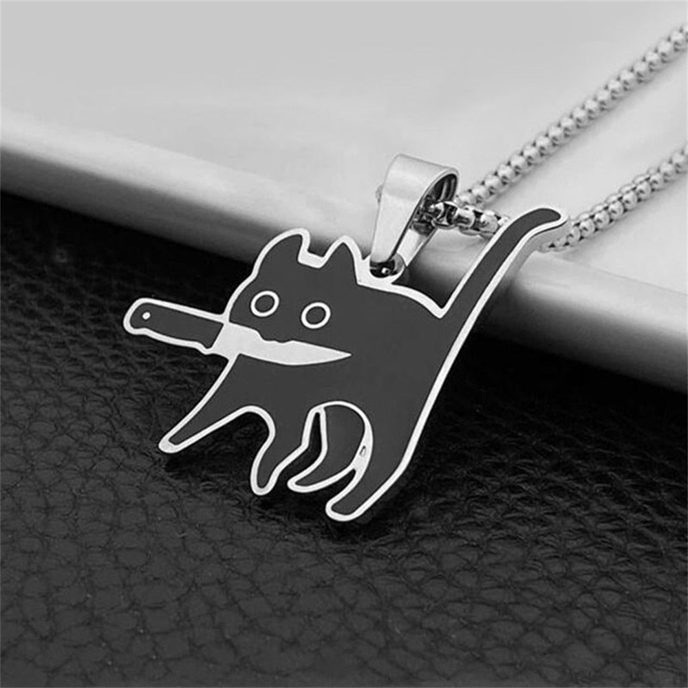 Black Cat Necklace