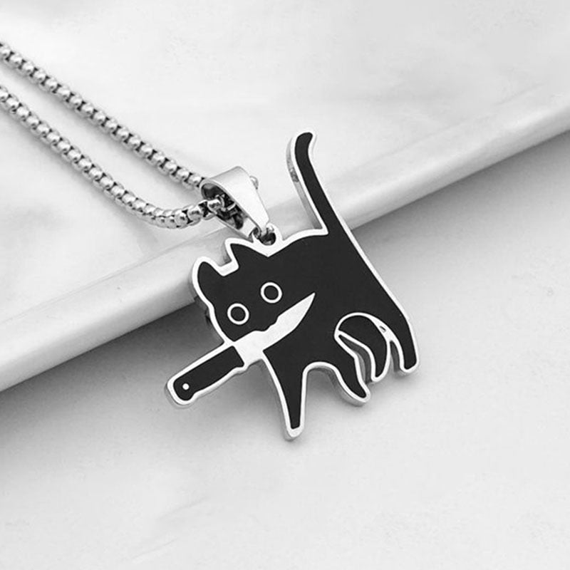 Black Cat Necklace