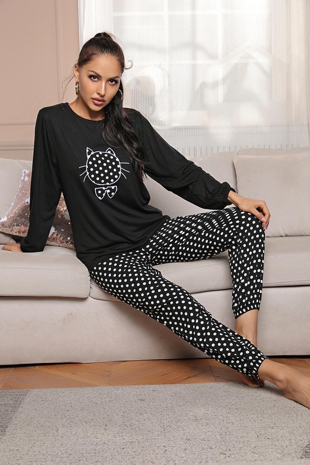 Black Cat Pajamas