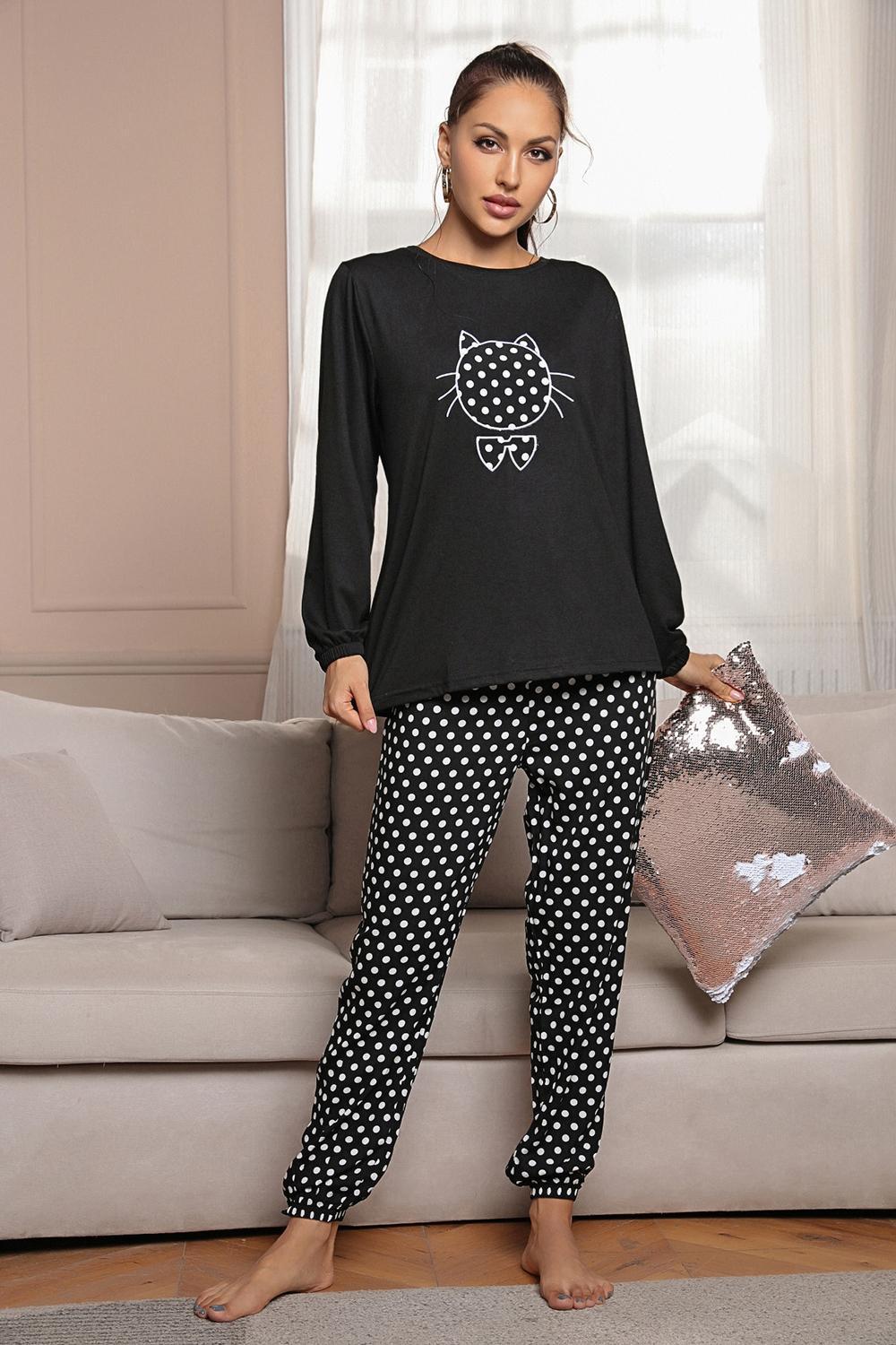 Black Cat Pajamas