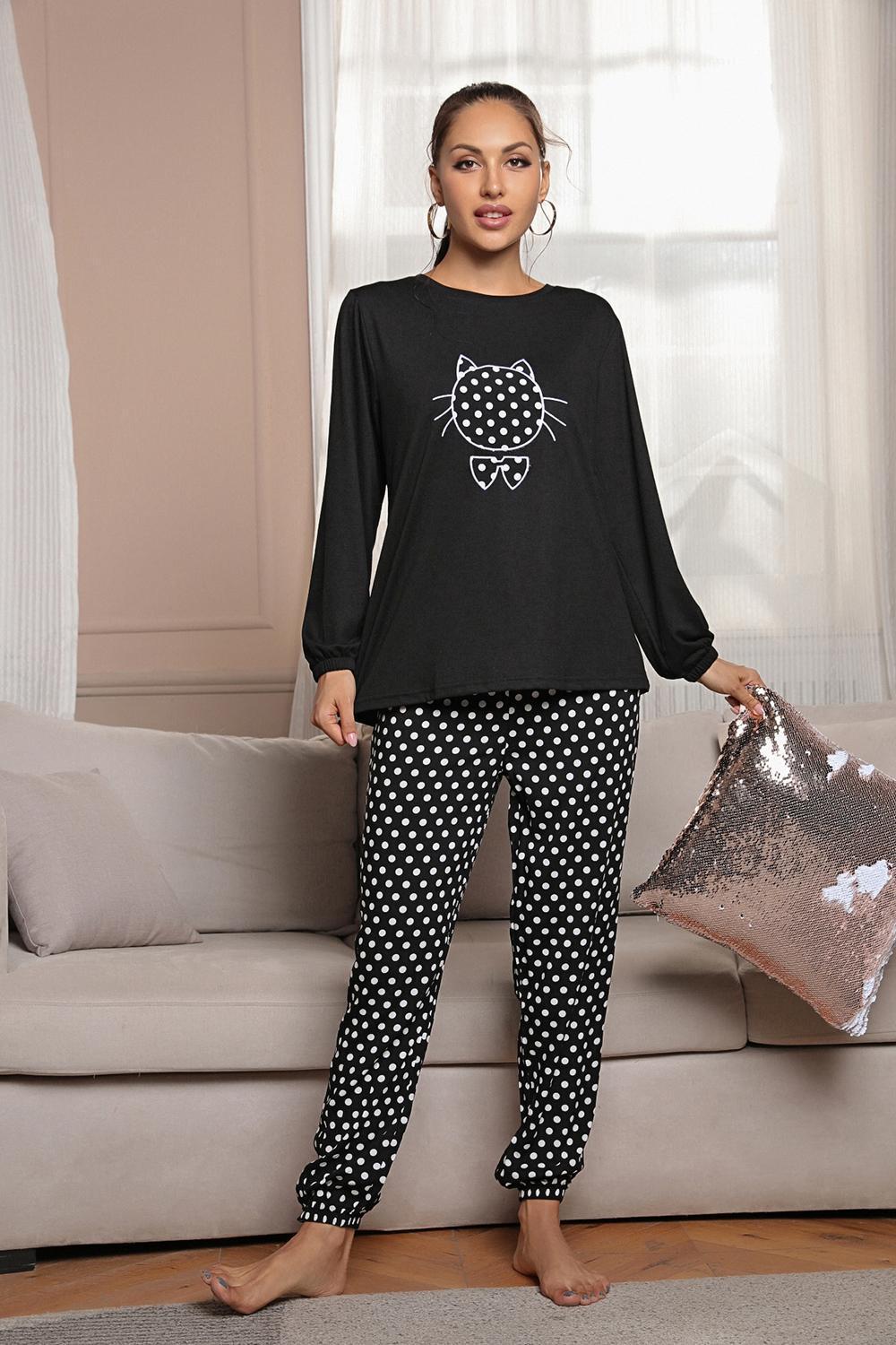 Black Cat Pajamas