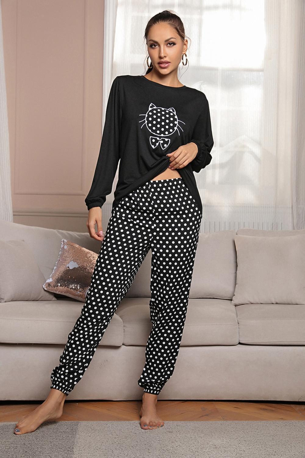 Black Cat Pajamas