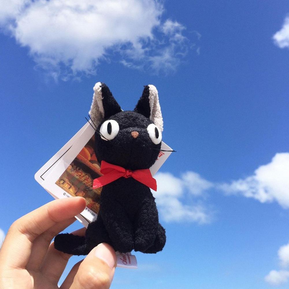 Black Cat Plush Keychain