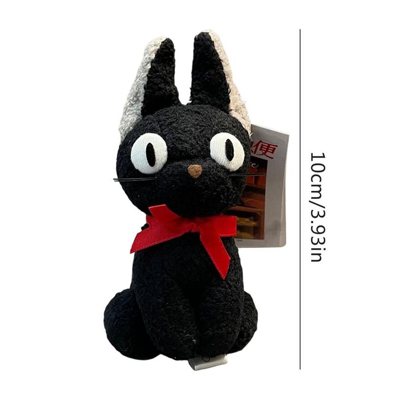 Black Cat Plush Keychain