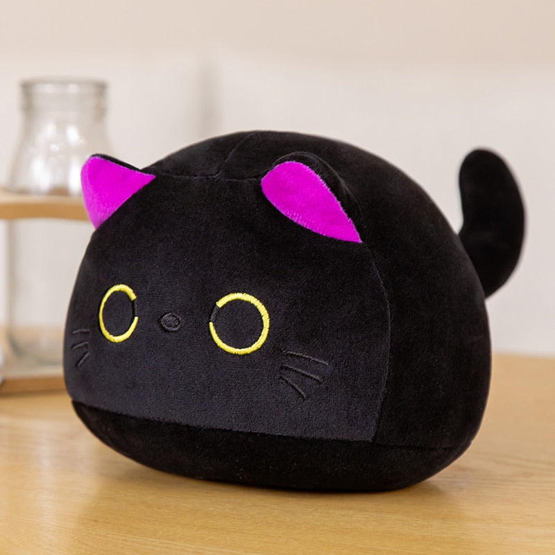 Black Cat Plush Pillow
