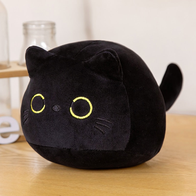 Black Cat Plush Pillow