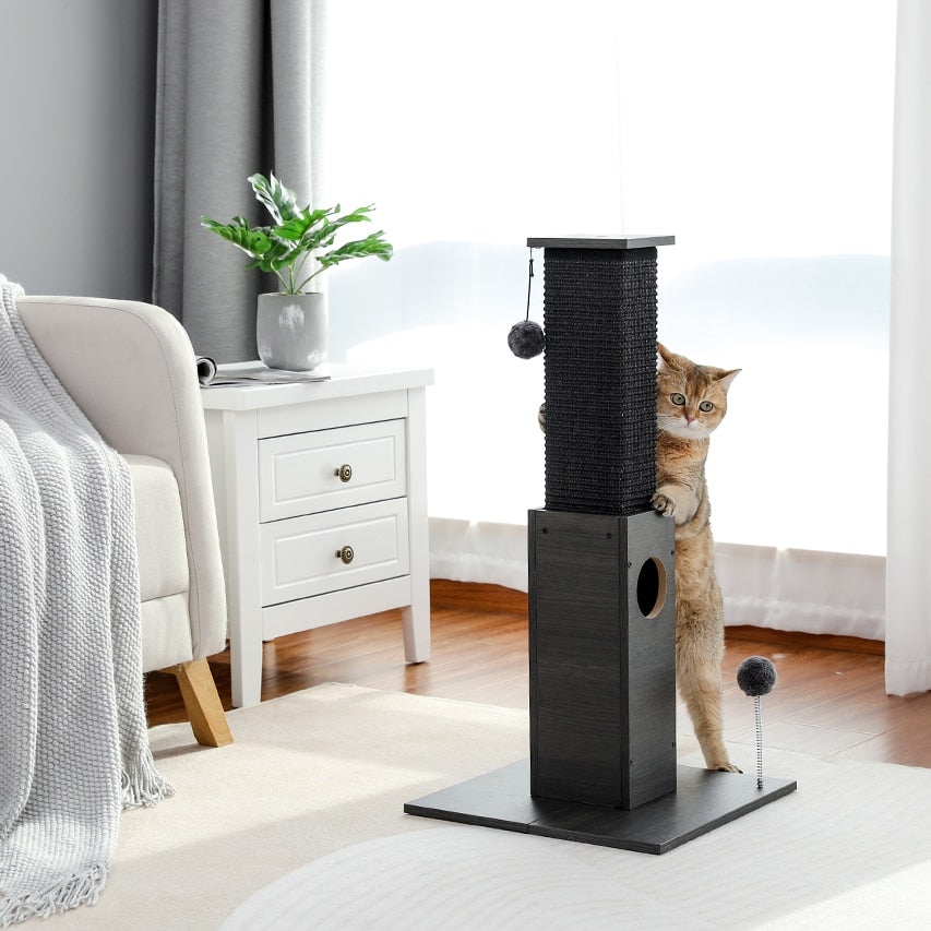 Black Cat Scratch Post