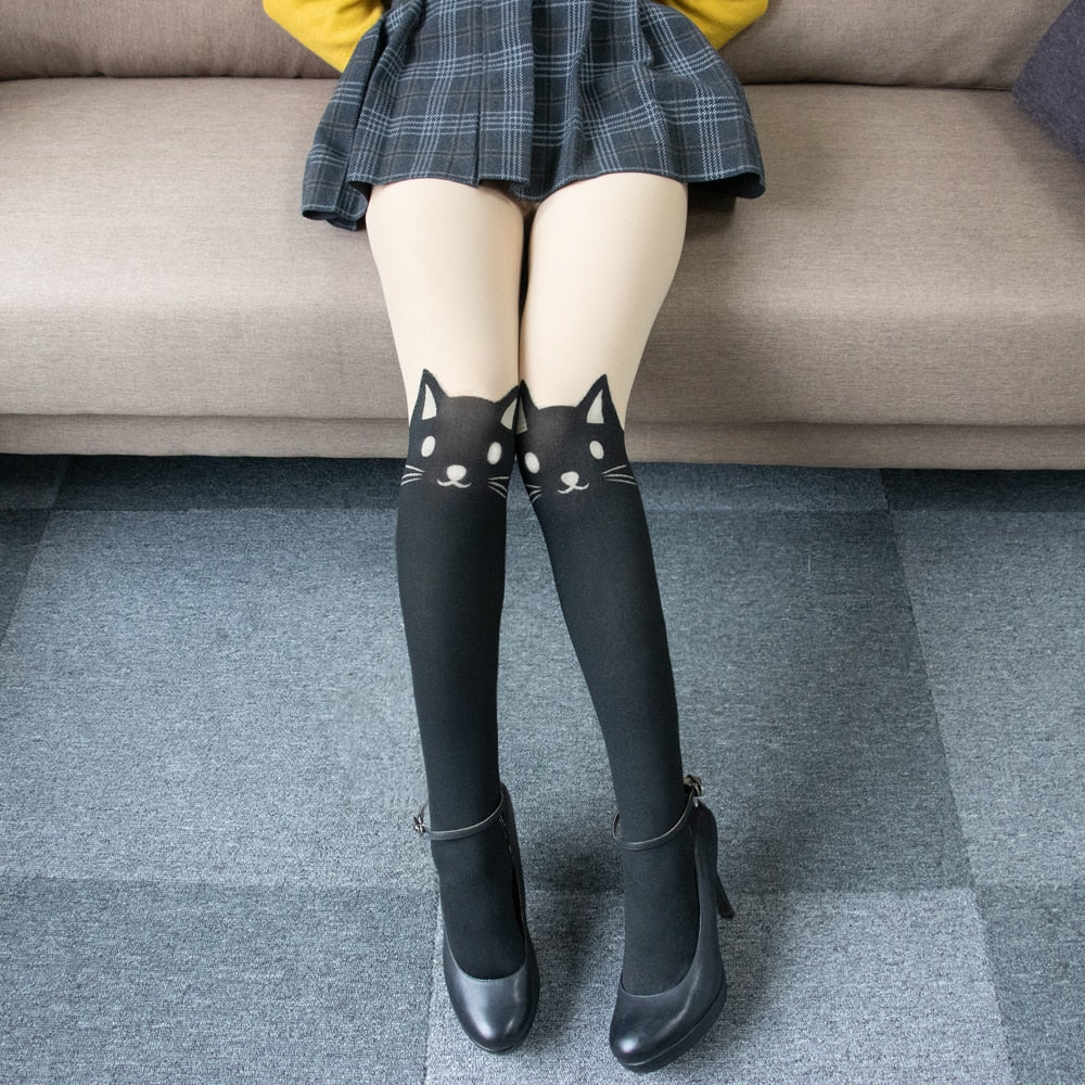 Black Cat Tights