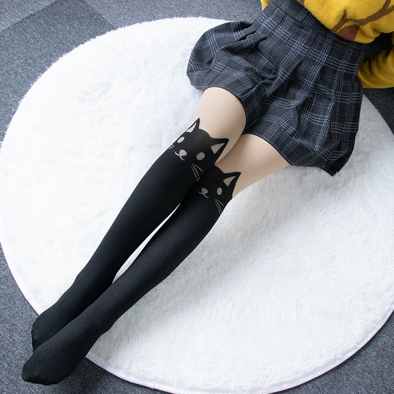 Black Cat Tights
