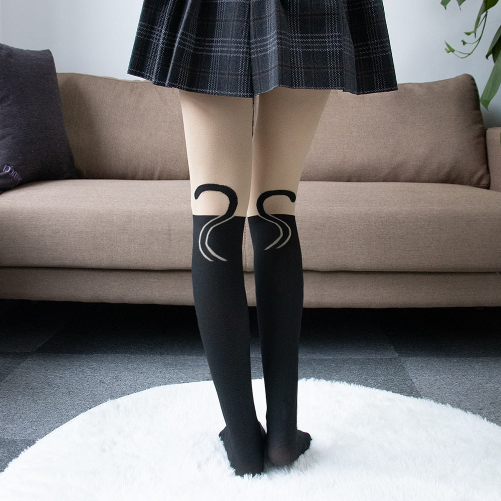 Black Cat Tights