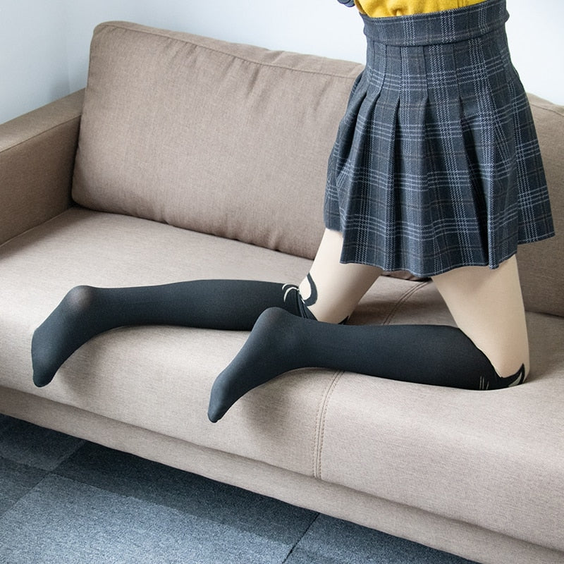 Black Cat Tights