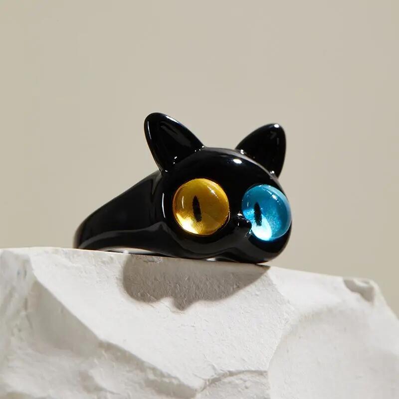 Black Cats Eye Ring