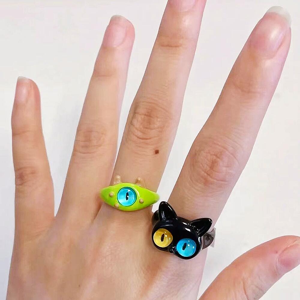 Black Cats Eye Ring